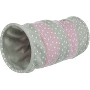 TRIXIE Tunnel Fibre Polaire Gris & Rose