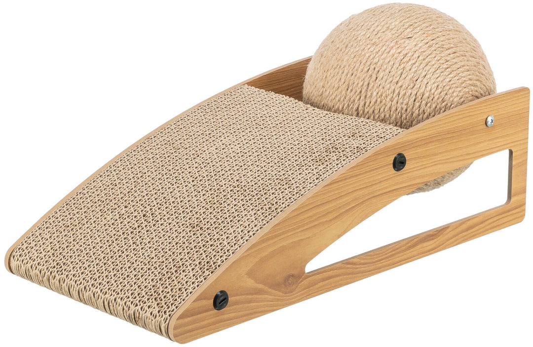 TRIXIE Griffoir Rampe avec Balle 40x17x20cm