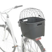 TRIXIE Panier Plastique Arrière pour Vélo Gris
