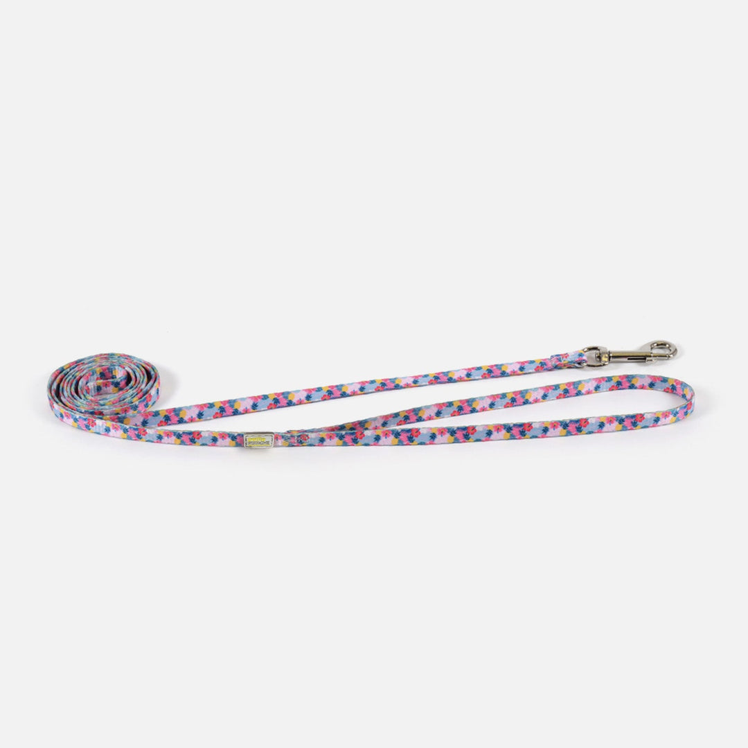 PETITE PISTACHE Laisse Motif Fleurs