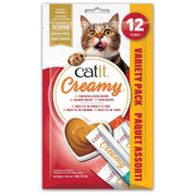 Catit Creamy - Mélange Assorti avec Taurine - Gâteries à Lécher Sans Grains pour Chats