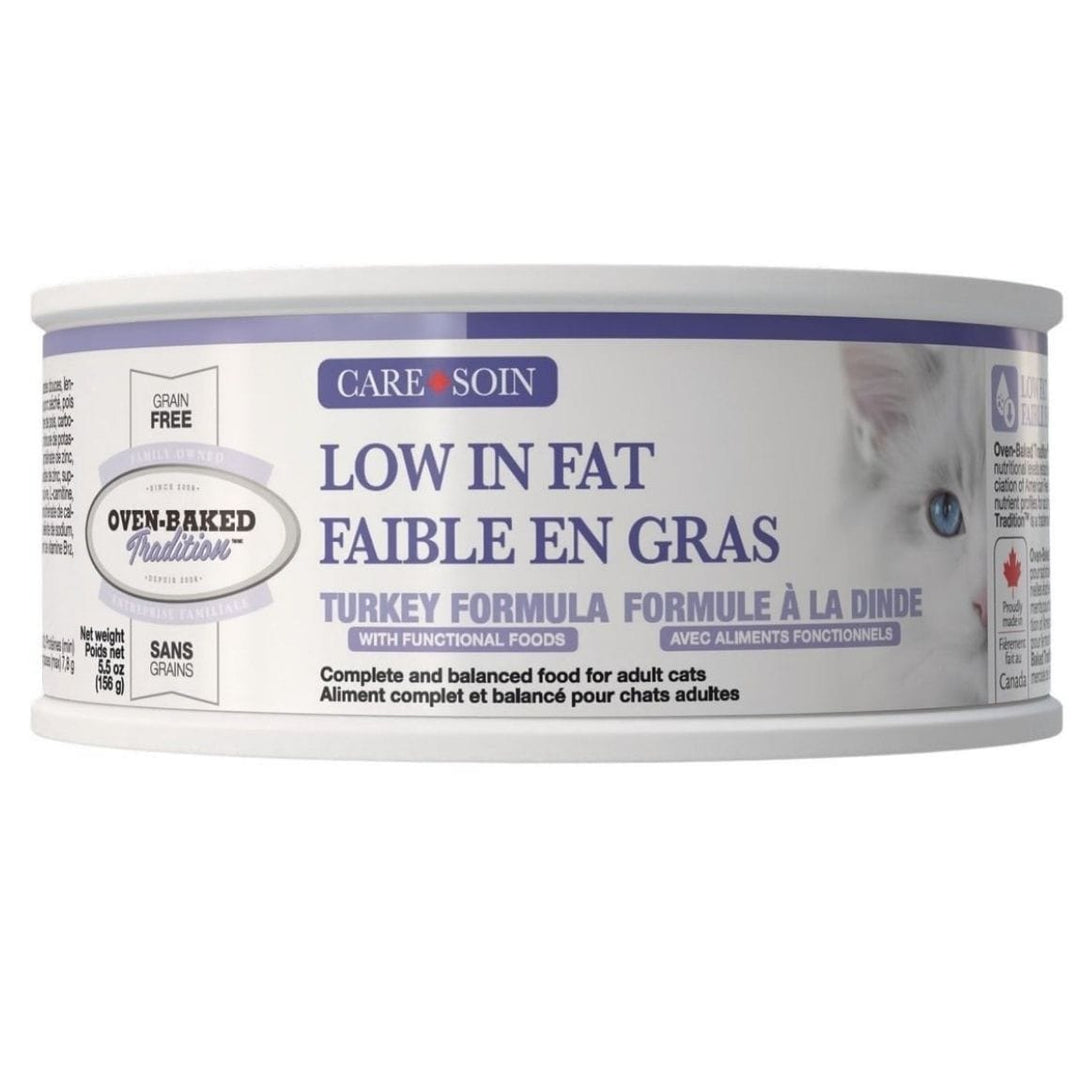 Oven-Baked Tradition - Chat Faible en Gras, Pâté à la Dinde - Nourriture Humide pour Chats