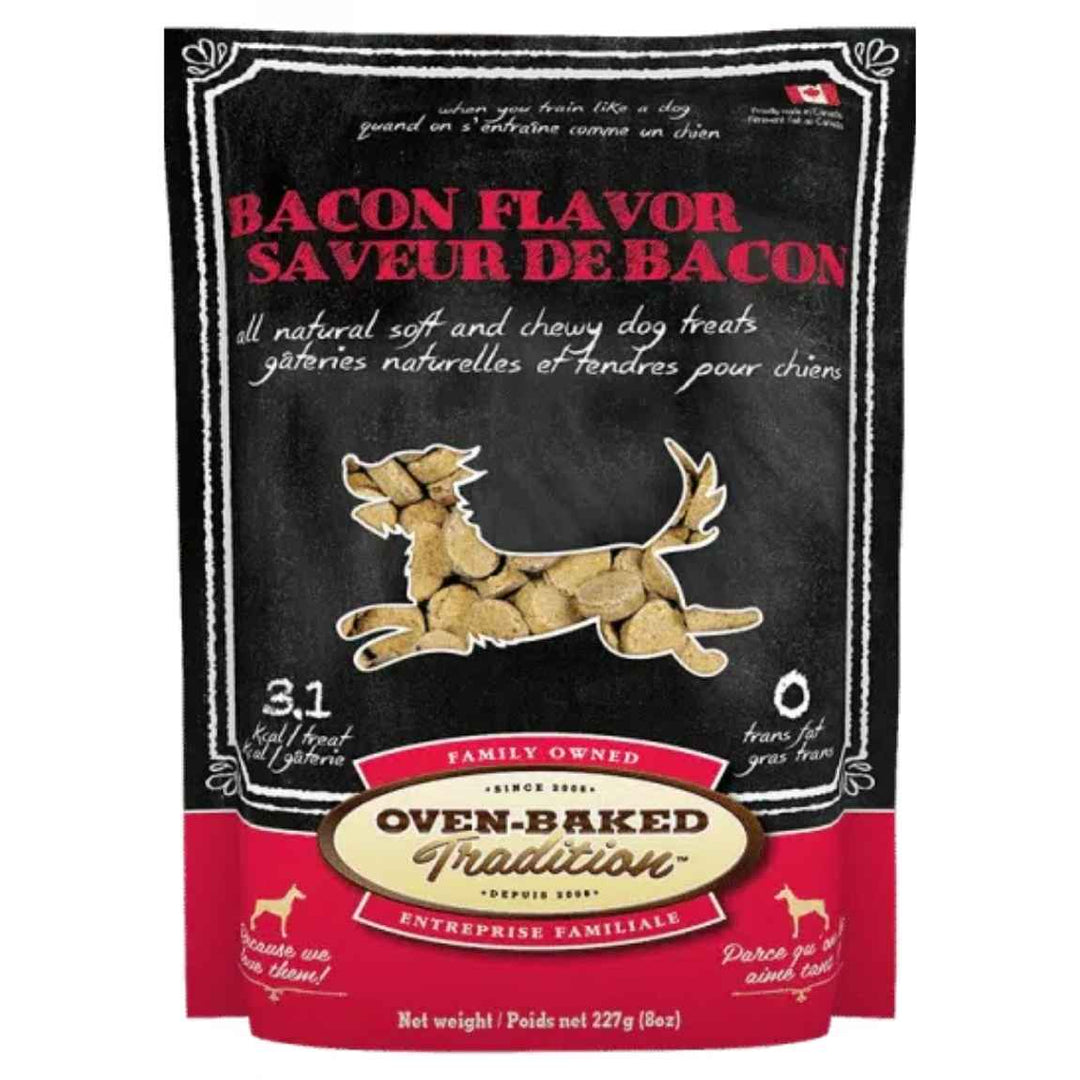 Oven-Baked Tradition - Tendres Saveur de Bacon - Gâteries Sans Grains pour Chiens