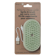 Dexypaws - Étrille Vaporisante Électrique - Brosse pour Chiens et Chats