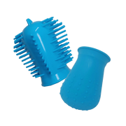 PAWTEK Brosse 2 en 1 pour Pattes de Chiens Bleu