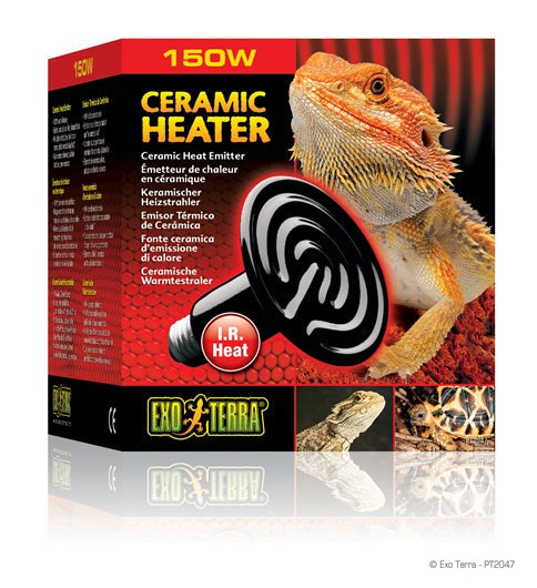 EXO TERRA Émetteur de Chaleur en Céramique 150W pour Reptiles