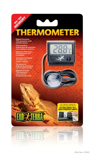 Exo Terra - Thermomètre Numérique - Accessoire pour Terrariums