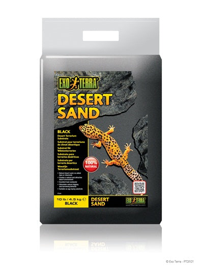 EXO TERRA Sable du Désert 4.5kg Noir pour Reptiles