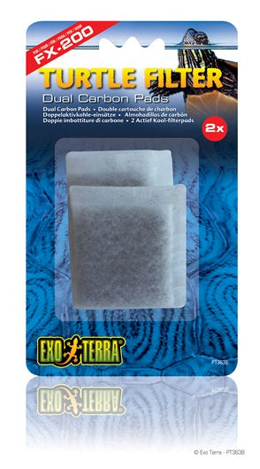 *EXO TERRA Charbon FX200 & FX350 x2 pour Reptiles