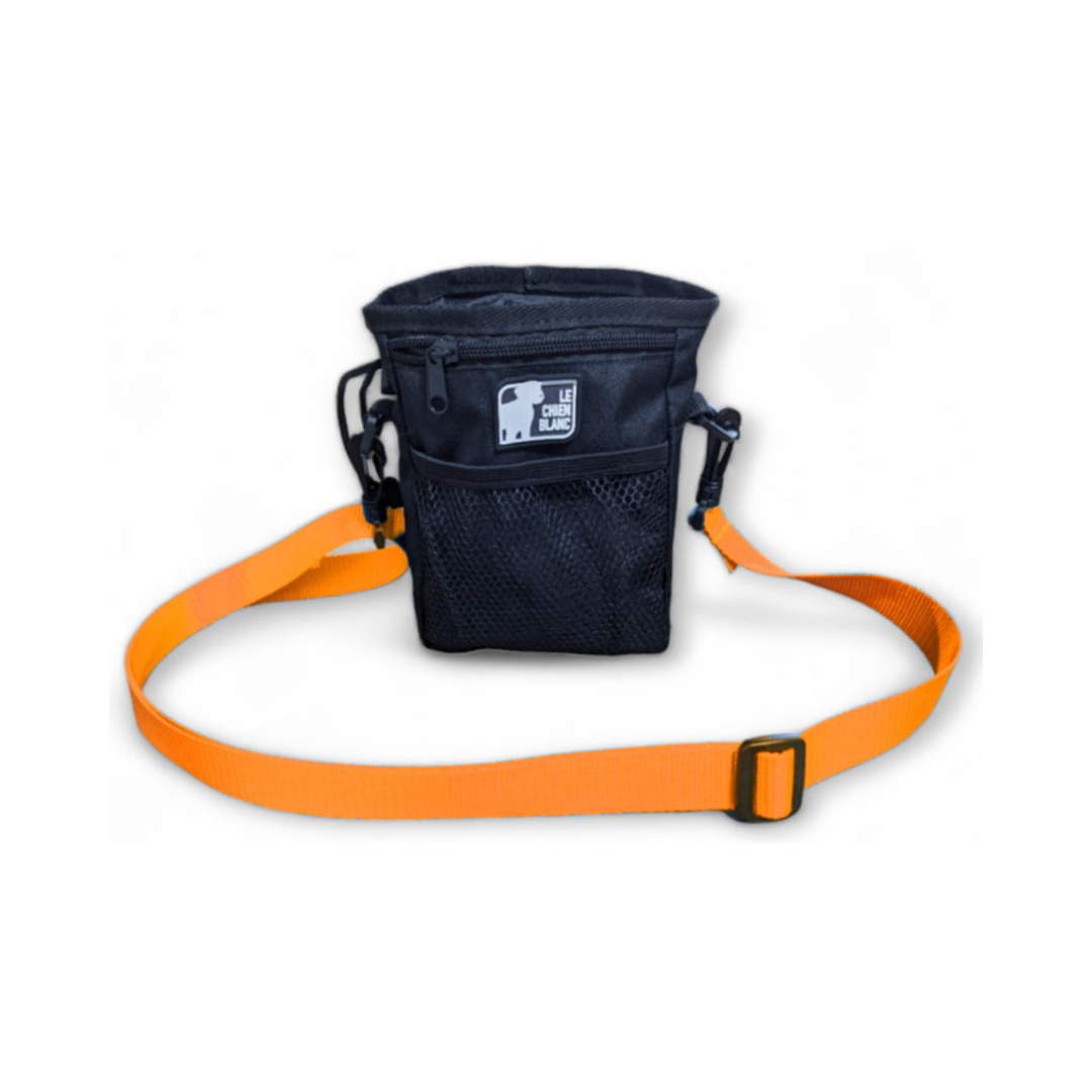CHIEN BLANC Volt Sac à Gâteries Orange