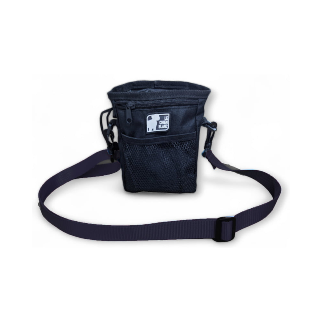 CHIEN BLANC Volt Sac à Gâteries Noir