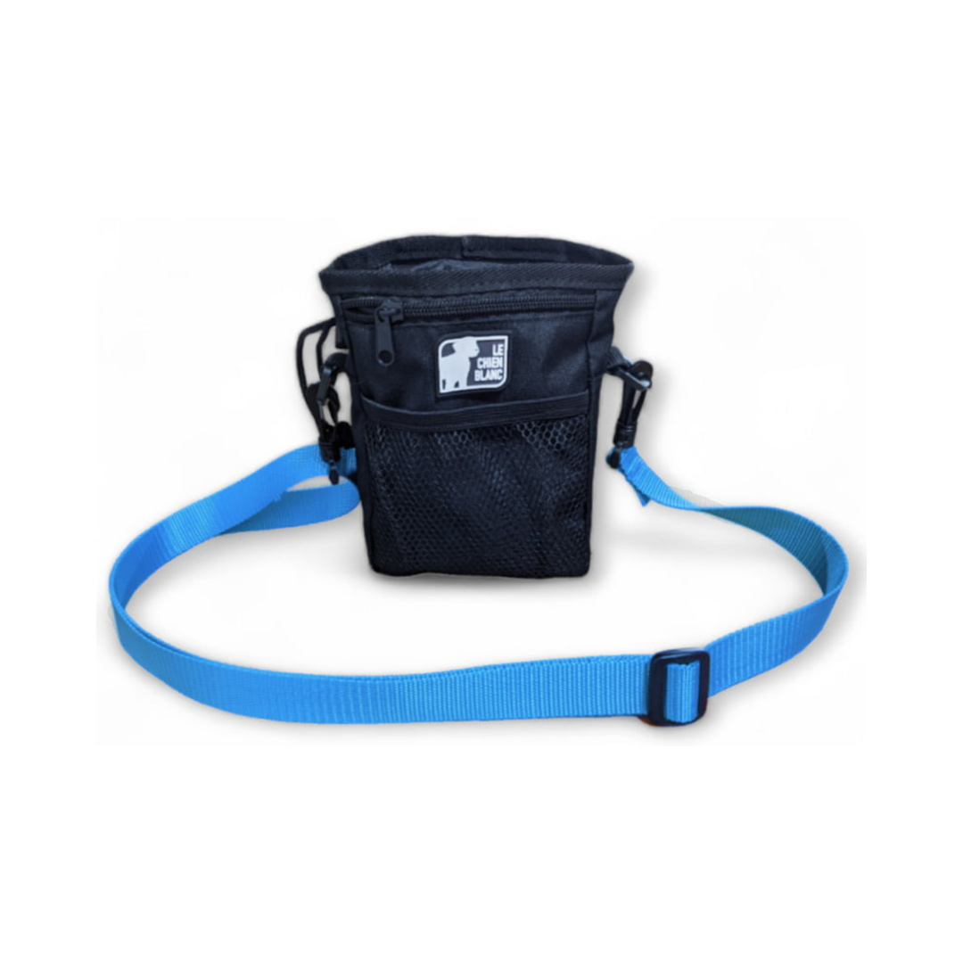 CHIEN BLANC Volt Sac à Gâteries Bleu