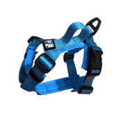 CHIEN BLANC Mini Harnais 3-12lb Bleu