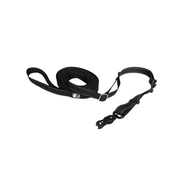 CHIEN BLANC Laisse Ajustable 15-30' Noir