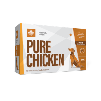 Big Country Raw - Formule Pur au Poulet - Nourriture Crue Congelée pour Chiens