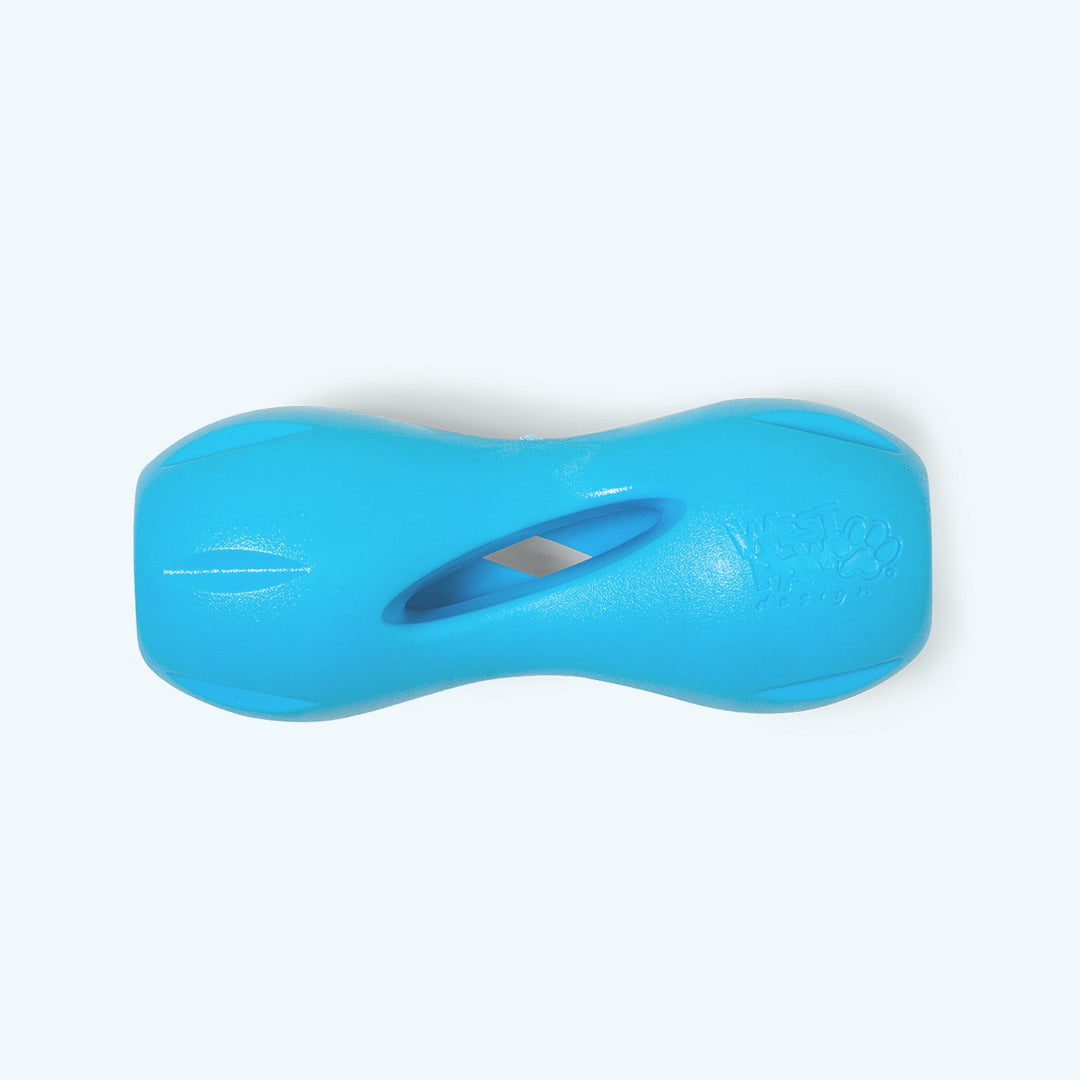 WEST PAW Jouet Chien Zogoflex Qwizl Bleu S