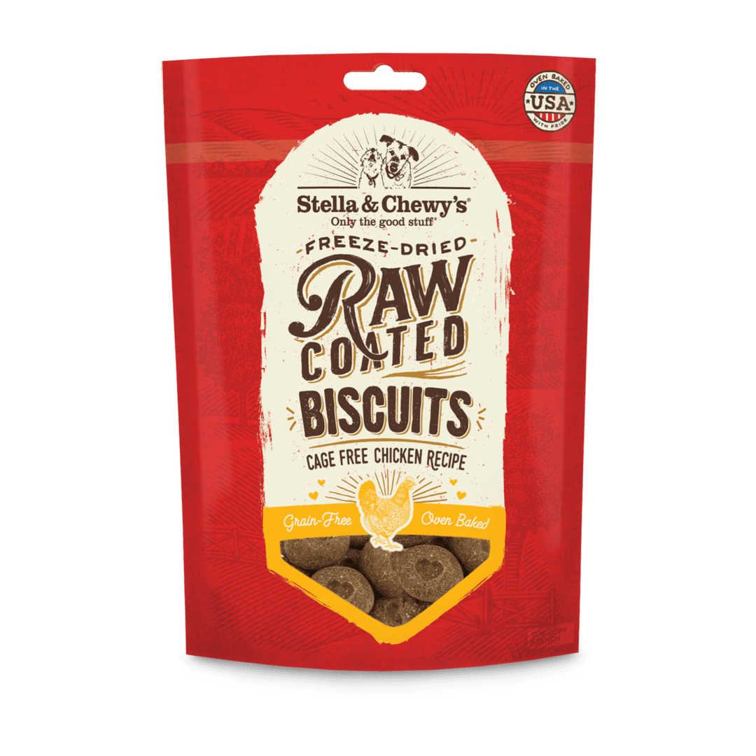 Stella & Chewy's Raw Coated Biscuits - Poulet en Liberté - Biscuits pour Chiens