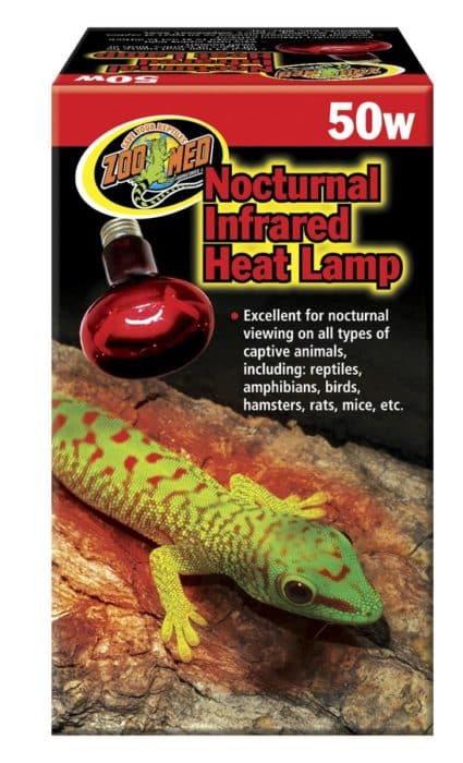 ZOO MED Lampe Infrarouge 50W pour Reptiles