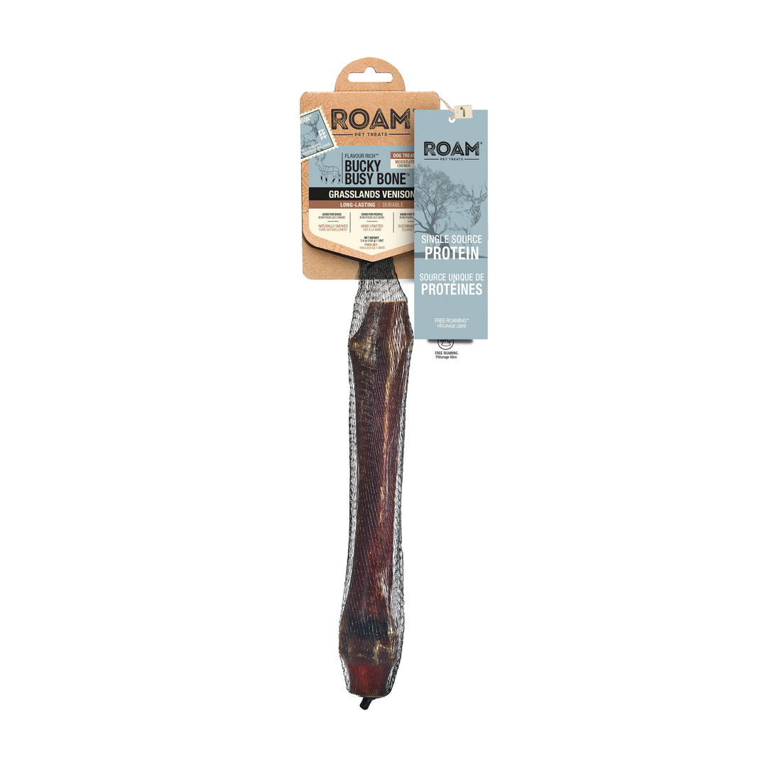 Roam - Os Bucky Busy, Venaison des Prairies - Gâteries Naturelles pour Chiens