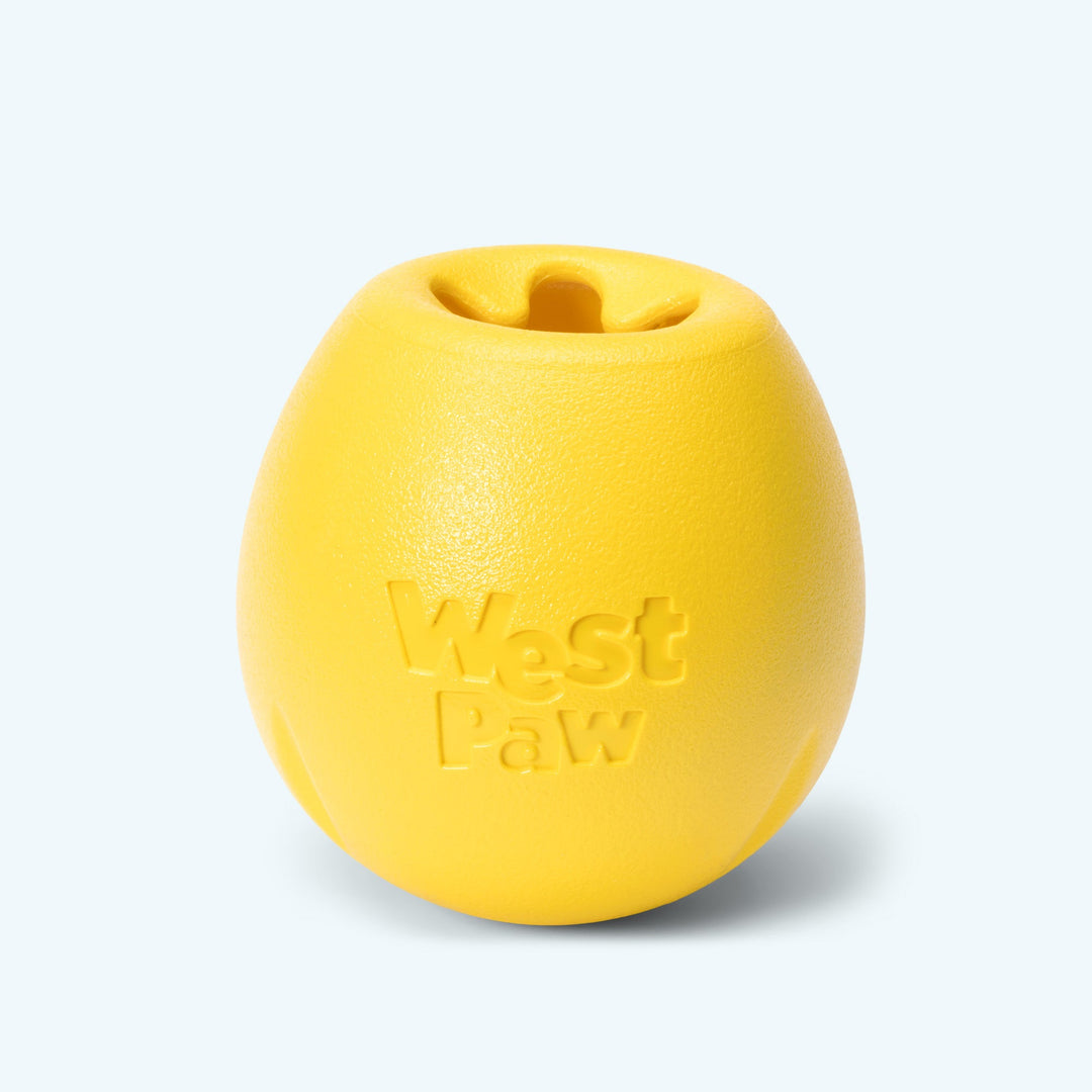 WEST PAW Jouet Chien Zogoflex Echo Rumbl Jaune S