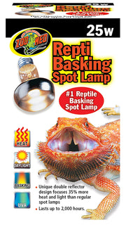 ZOO MED Lampe pour se Prélasser 25W pour Reptiles