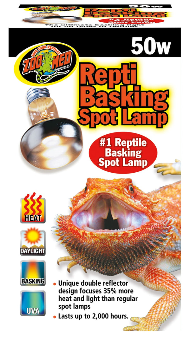 ZOO MED Lampe pour se Prélasser 50W pour Reptiles