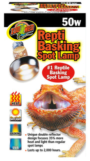 ZOO MED Lampe pour se Prélasser 50W pour Reptiles