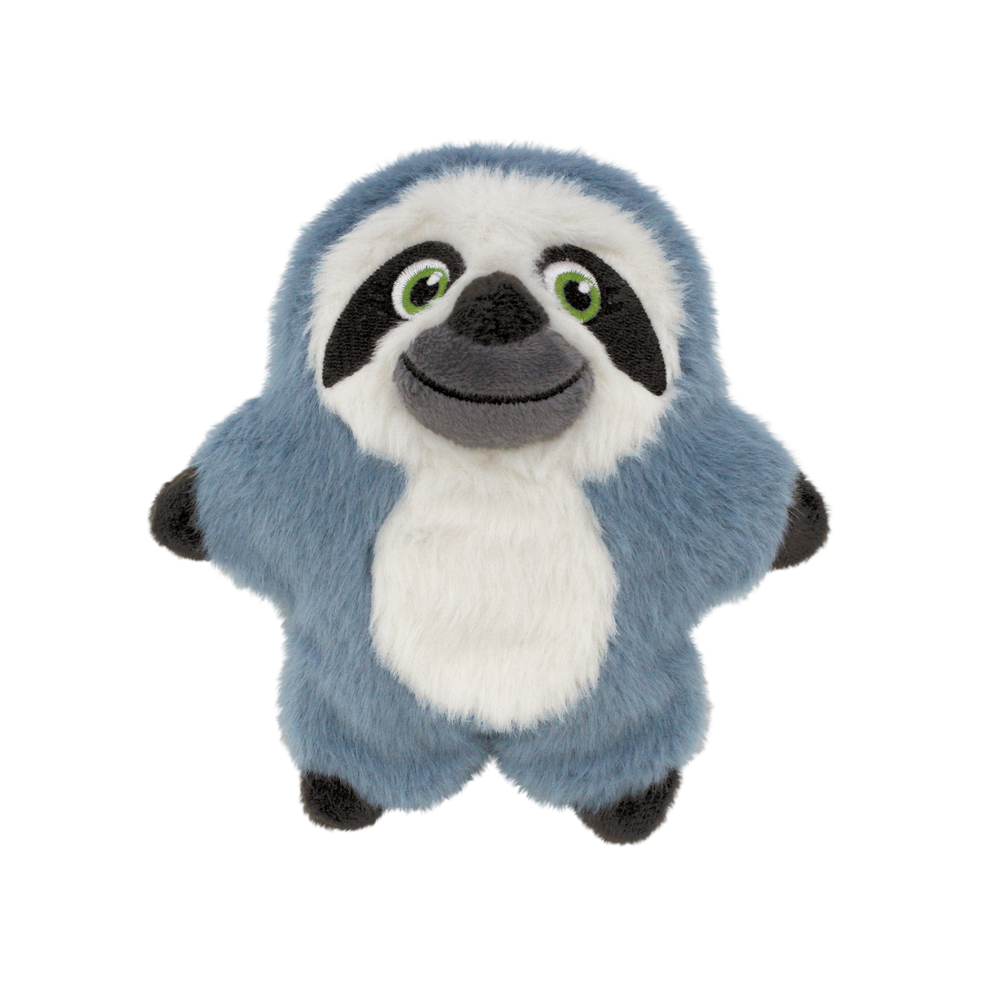 Kong - Spring Snuzzles Paresseux - Jouet en Peluche avec Couineur pour Chiens