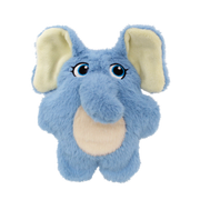 Kong - Spring Snuzzles Éléphant - Jouet en Peluche avec Couineur pour Chiens