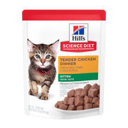 Hill's Science Diet - Chaton Poulet Tendre en Sauce - Nourriture Humide pour Chats en Sachet