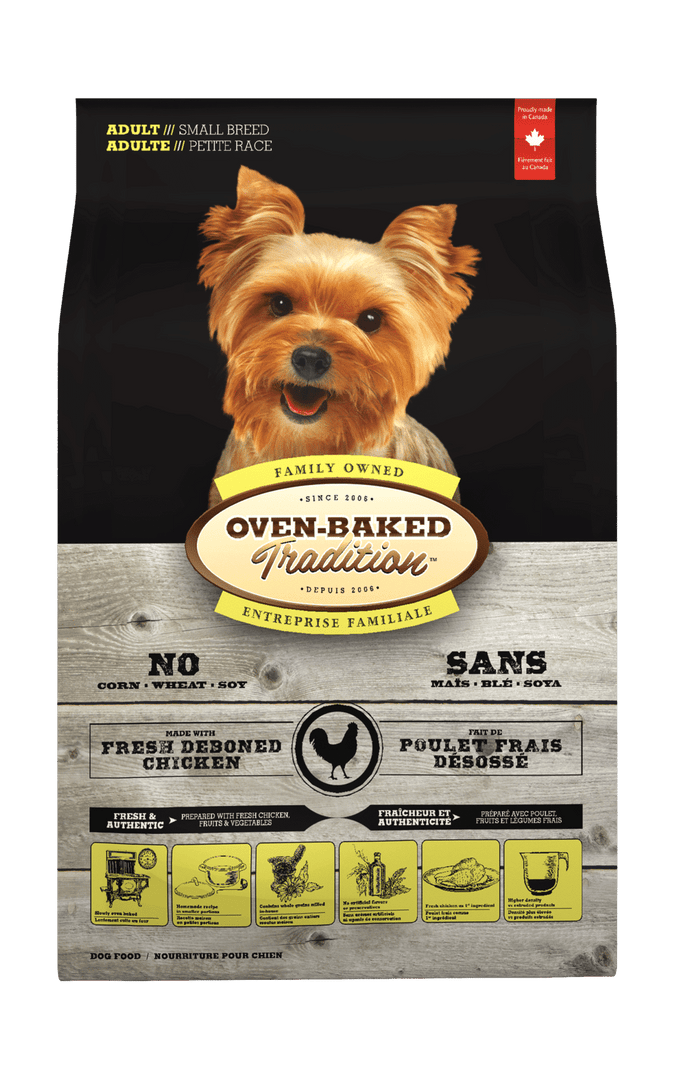 Oven-Baked Tradition - Poulet Frais Désossé - Nourriture Sèche pour Chiens de Petites Races