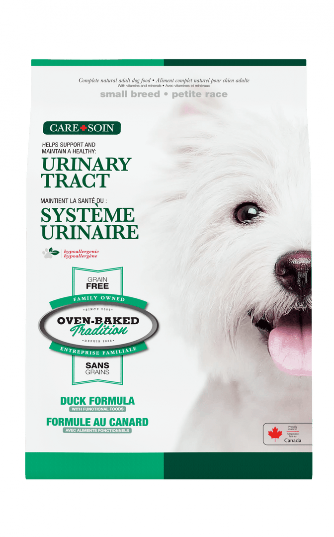 Oven-Baked Tradition - Chien Petite Race Système Urinaire Canard - Nourriture Sèche Sans Grains pour Chiens
