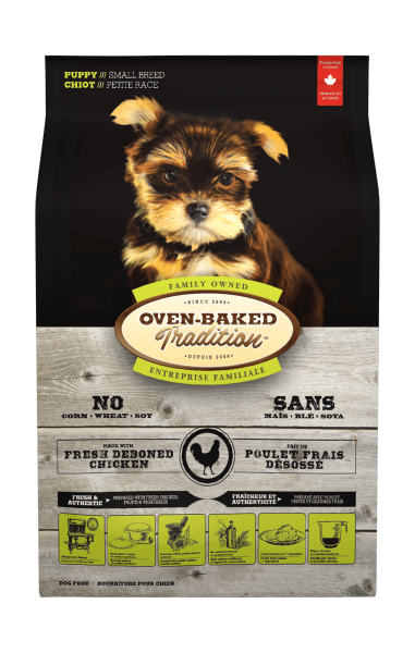 Oven-Baked Tradition - Poulet Frais Désossé - Nourriture Sèche pour Chiots de Petites Races
