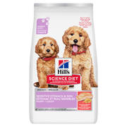 Hill's Science Diet - Estomac et Peau Sensibles, Saumon et Riz Brun - Nourriture Sèche pour Chiots