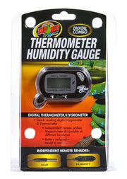 ZOO MED Thermomètre Numérique & Hygromètre pour Reptiles