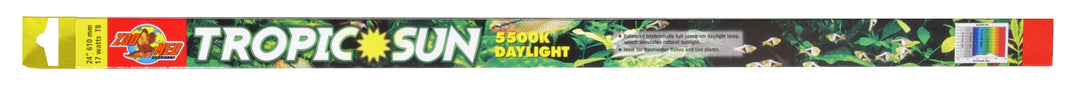*ZOO MED Lampe Tropic Sun 5500K 15W T8 24" pour Aquarium