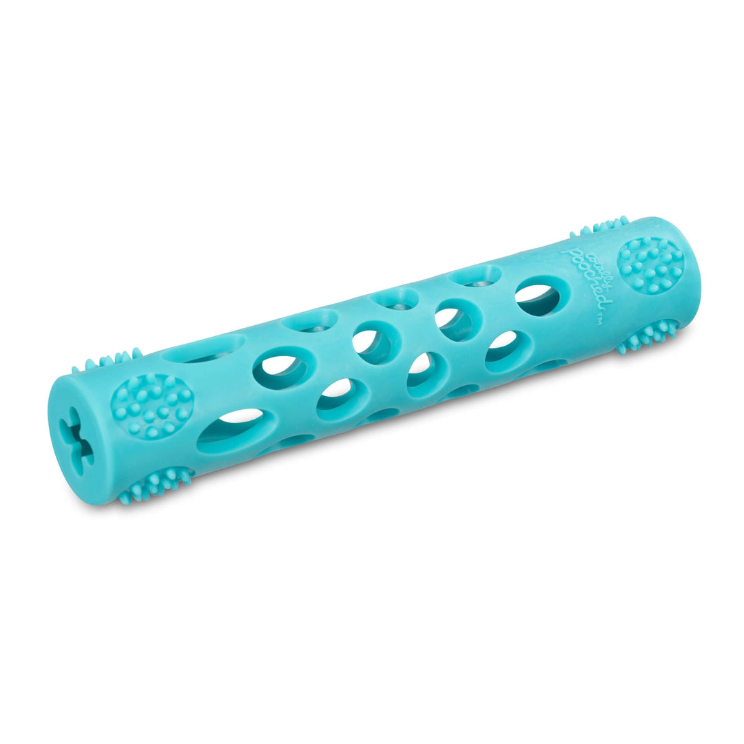 Messy Mutts Totally Pooched - Bâton Huff'n Puff 10" - Jouet en Caoutchouc pour Chiens