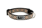 RCP Collier Motif M Écossais Beige