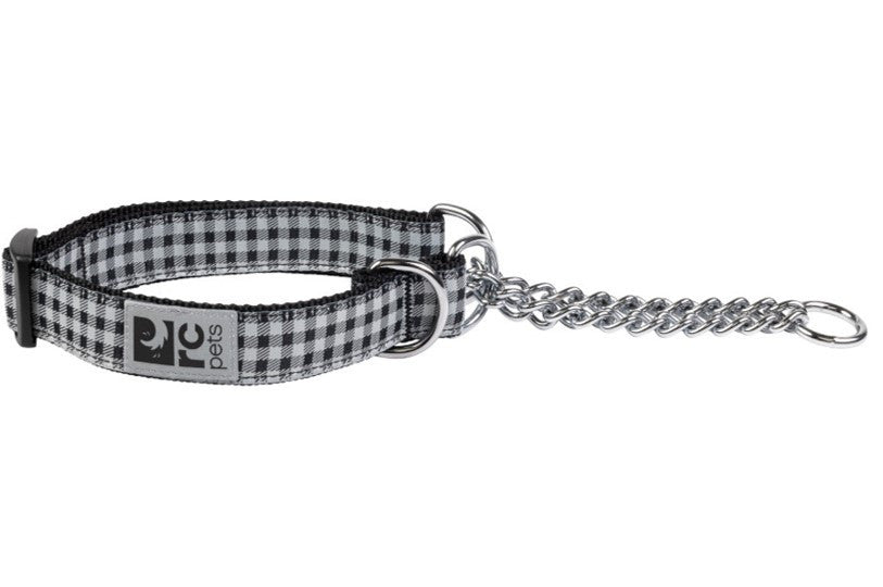 RCP Collier Dressage Motif M Vichy Noir