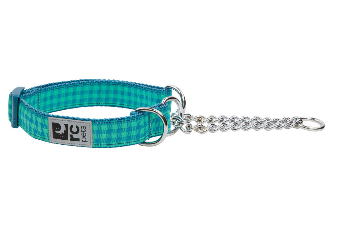 RCP Collier Dressage Motif XS Vichy Vert