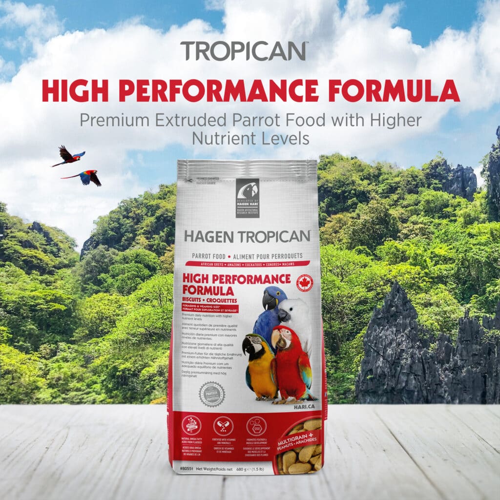 *TROPICAN Nourriture HP Perroquets Croquettes 680g
