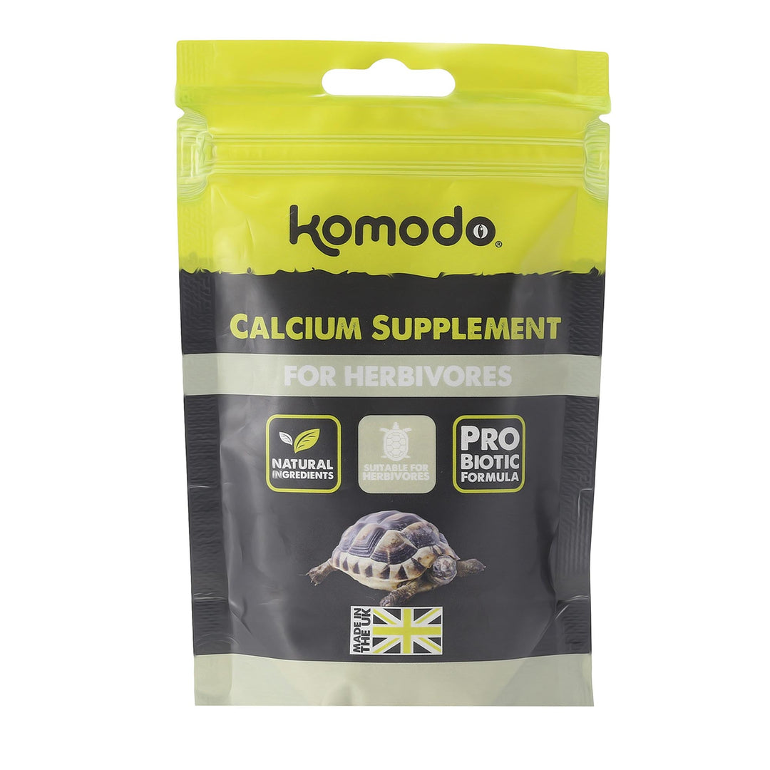 KOMODO Supplément Calcium Herbivore 115g pour Reptiles