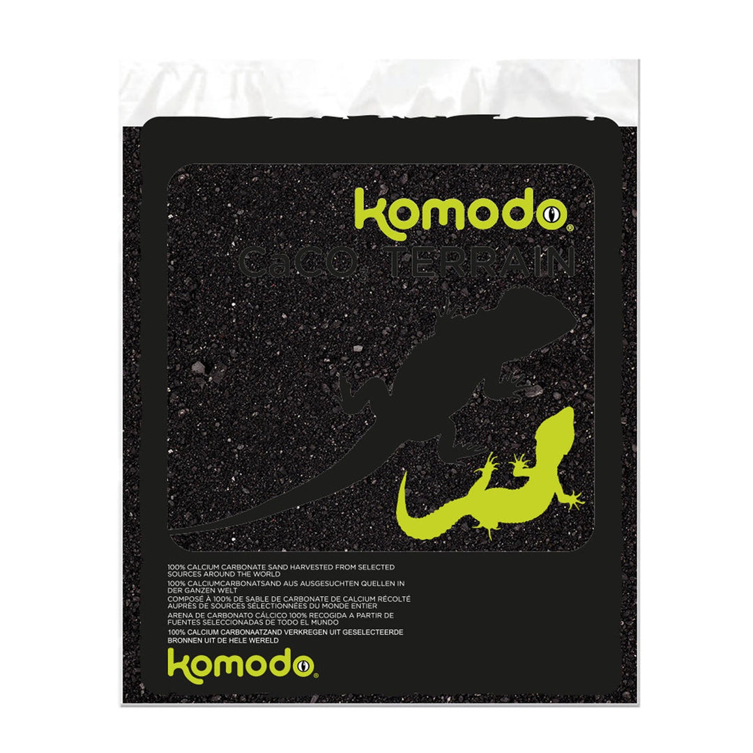 KOMODO Sable de Caco Noir 4kg pour Reptiles