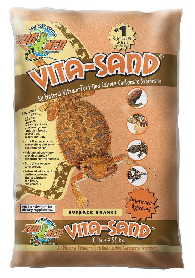 *ZOO MED Vita-Sand Orange 10lb pour Reptiles