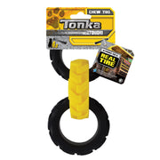 Tonka - Jouet à Tirer Trois Anneaux pour Chiens, 18.75 cm