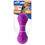 Voir l’image dans la galerie, Nerf Dog - Piercing Haltère Parfumé au Bacon 18 cm - Jouet à Mâcher en TPR avec Noyau Solide pour Chiens