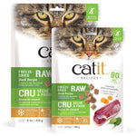 Voir l’image dans la galerie, Catit - Chat Canard avec Fruits et Légumes - Garniture ou Nourriture Sèche Lyophilisée Sans Grains pour Chats