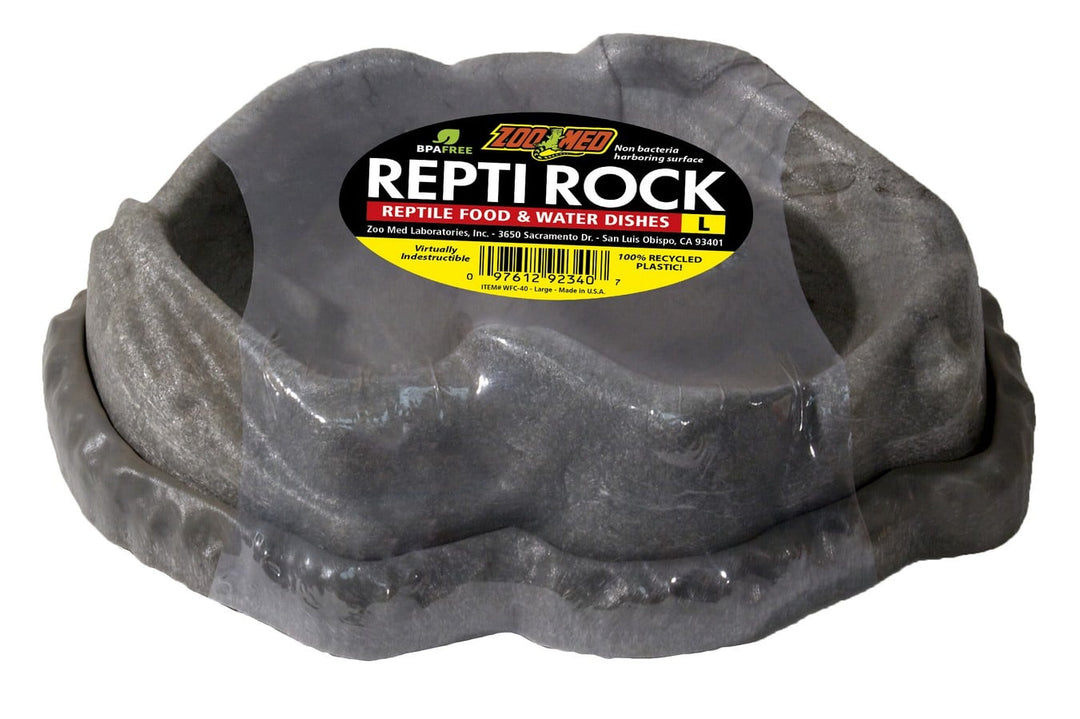 *ZOO MED Repti Rock Plat de Nourriture & Plat d'Eau L