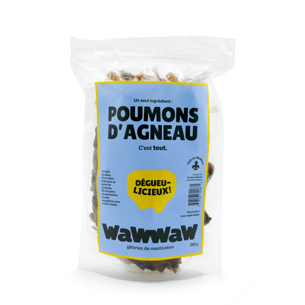 Wawwaw - Poumons d'Agneau - Gâteries pour Chiens