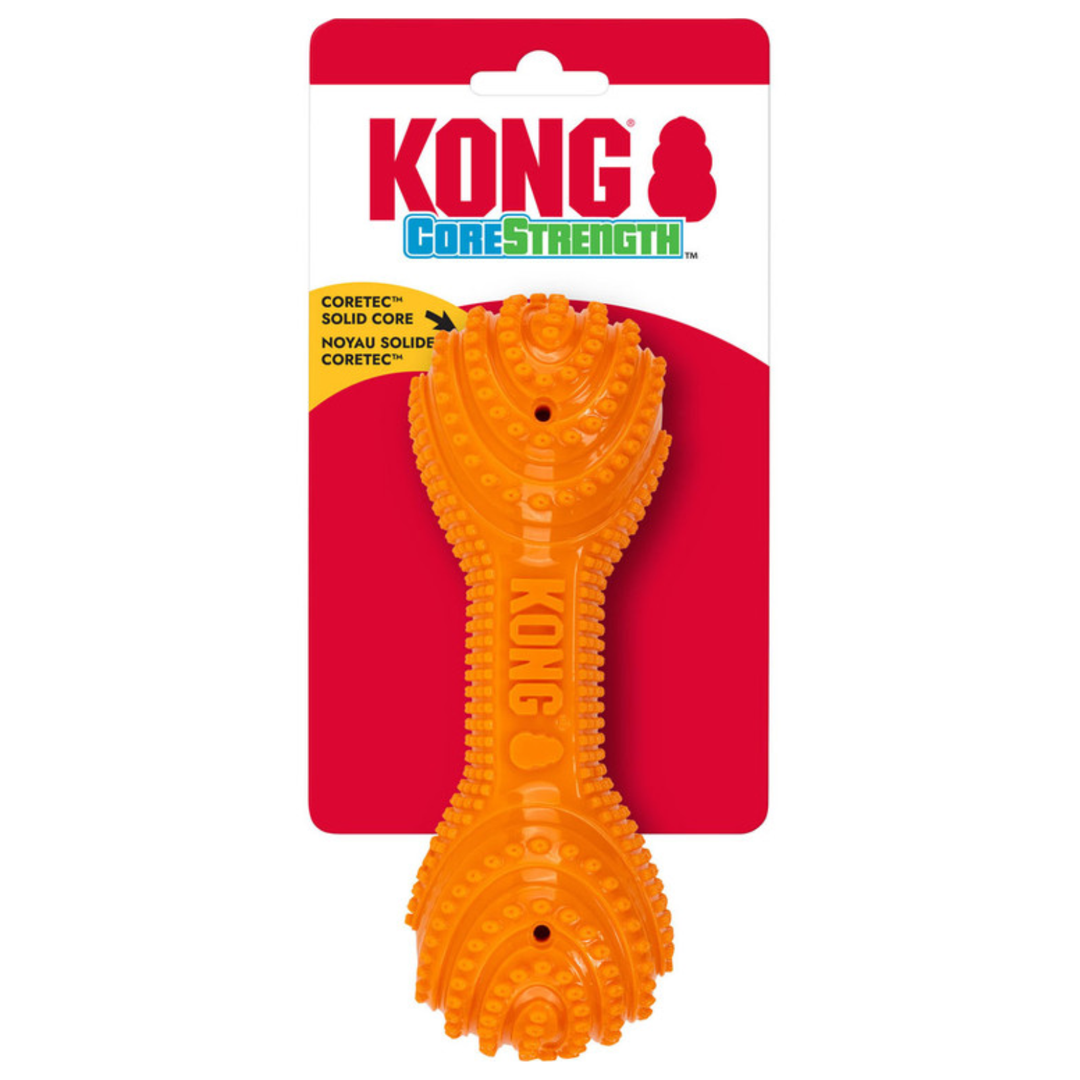 Kong - Haltère Corestrength - Jouet Interactif pour Chiens